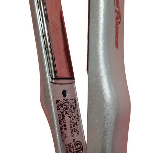 Mini Ion Titanium Hair Straightener  Silver Edition - Picture 4 of 7